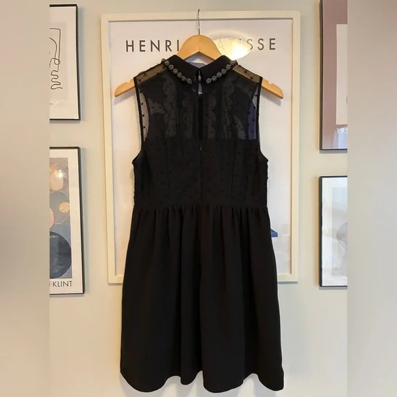 Self-Portrait Black Mini Dress - Picture 2 of 10